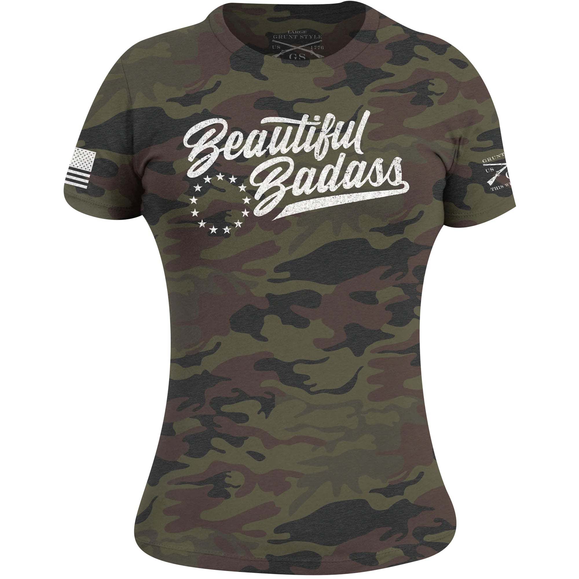 Grunt style woodland camo hoodie shop