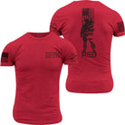 Grunt Style R.E.D. All Forces T-Shirt - Red - Forza Sports