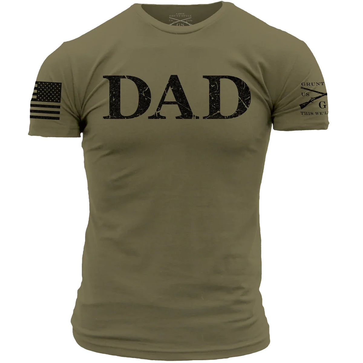 Grunt Style Dad Defined T-Shirt - Military Green/Black Grunt Style