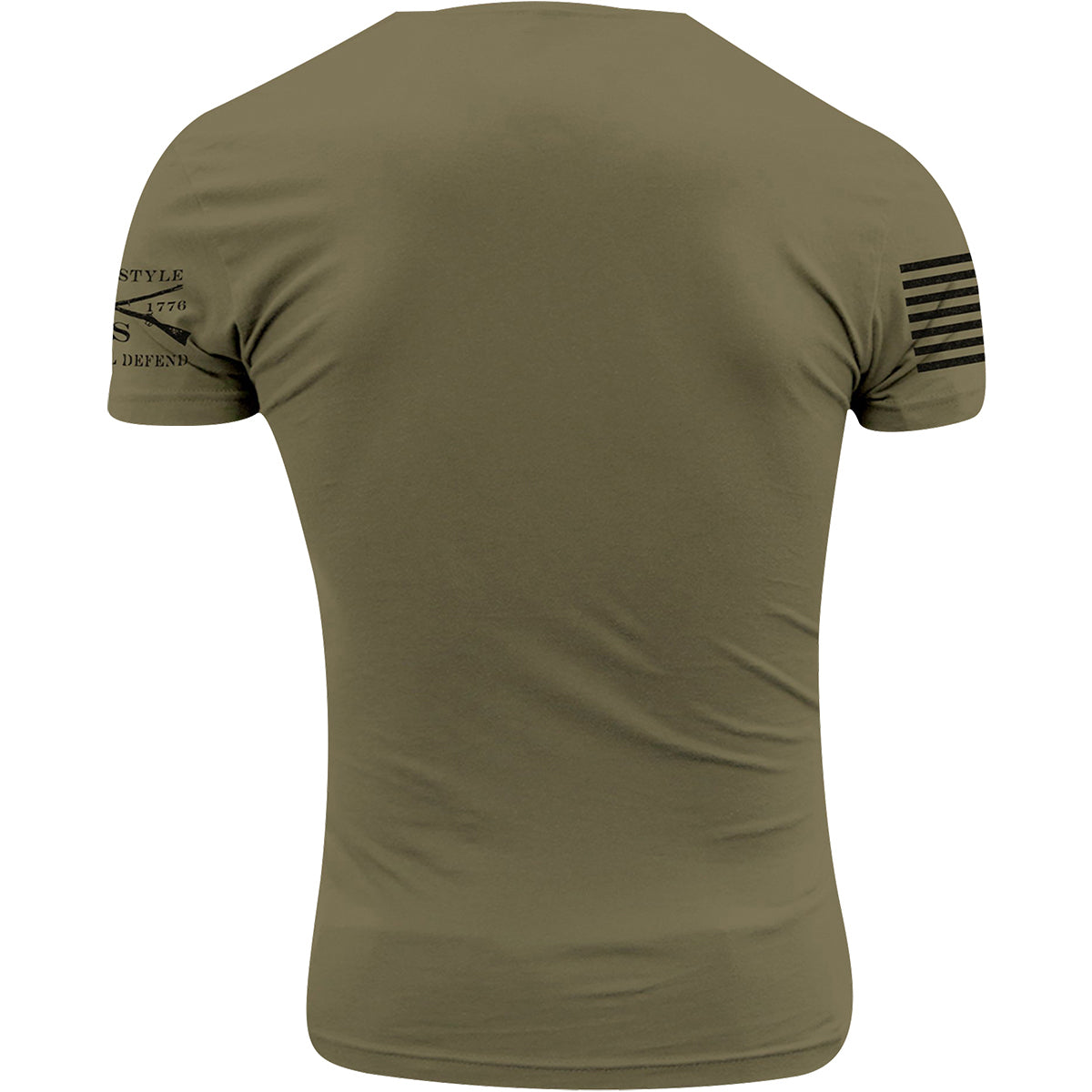 Grunt Style Whiskey Helps T-Shirt - Military Green Grunt Style