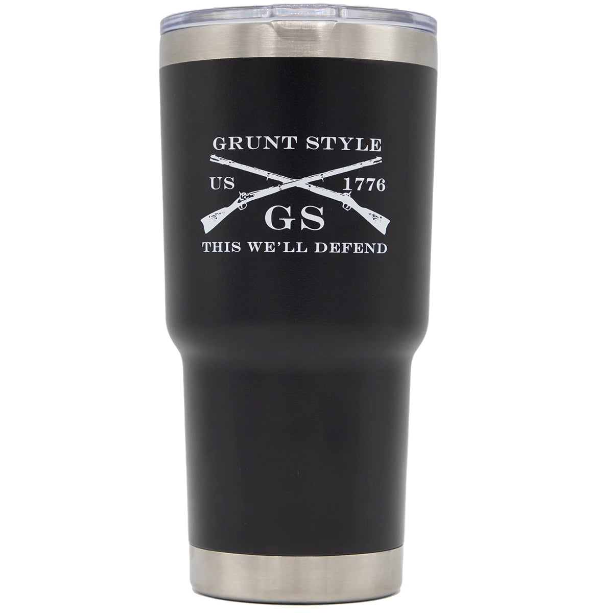 Grunt Style Beautiful Badass Vacuum Insulated Stainless Steel Tumbler - Black Grunt Style