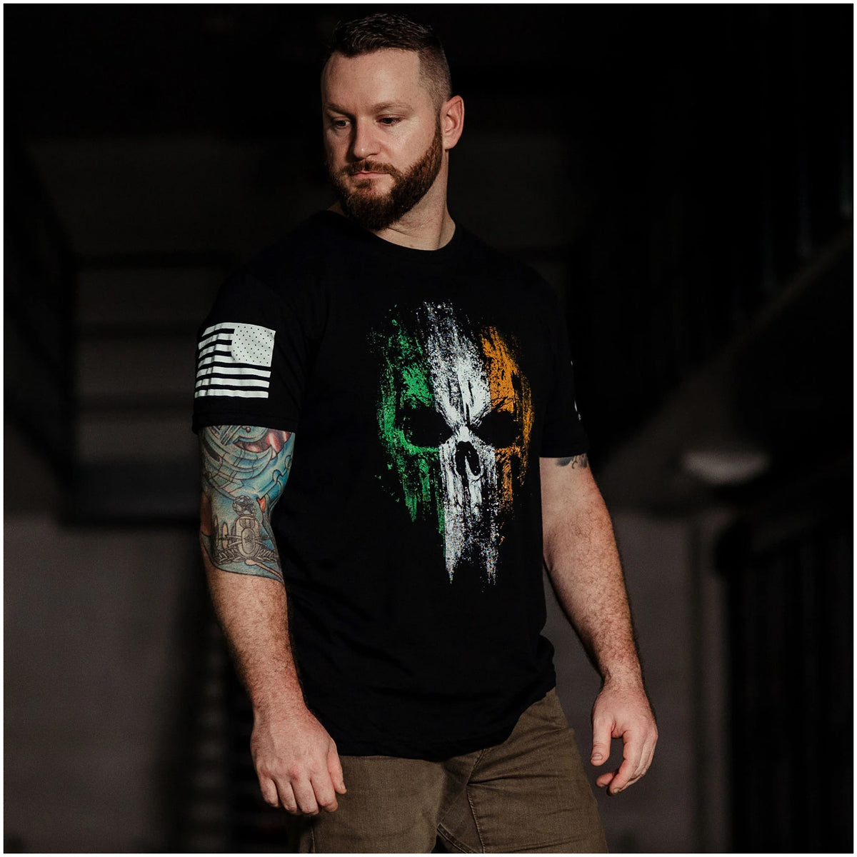 Grunt Style Irish Reaper T-Shirt - Black Grunt Style