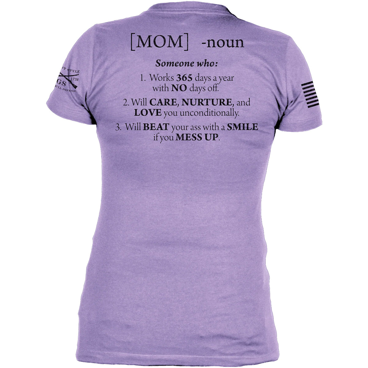 Grunt Style Women's Mom Defined V-Neck T-Shirt Grunt Style