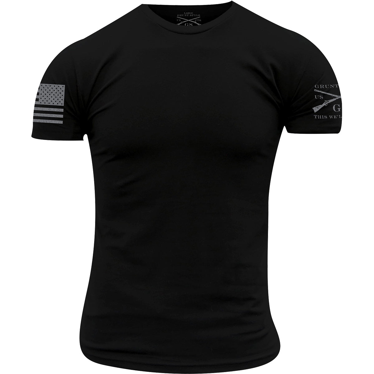 Grunt Style Army - Basic Back Logo T-Shirt - Black Grunt Style