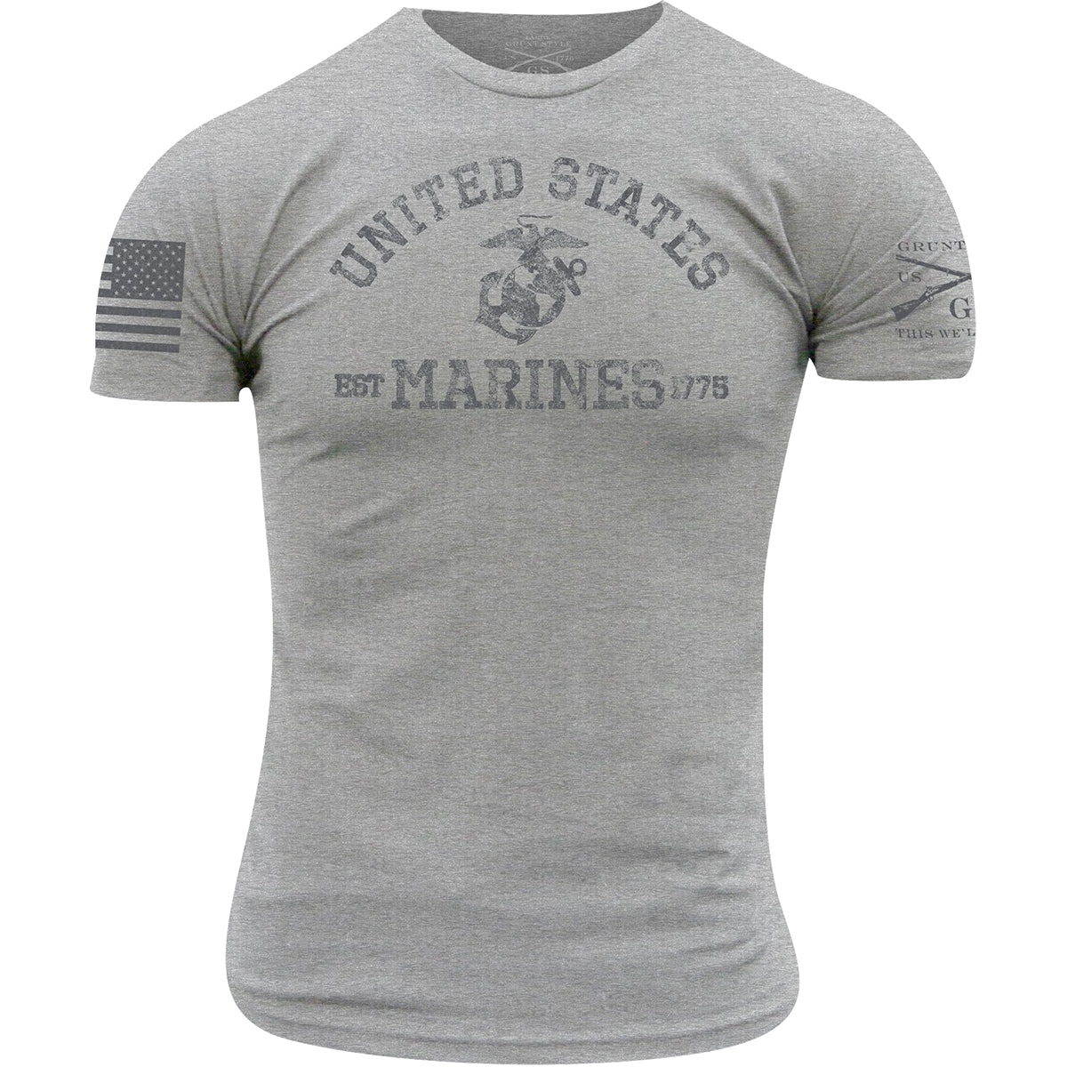 Grunt Style USMC - Est. 1775 T-Shirt - Athletic Heather Grunt Style