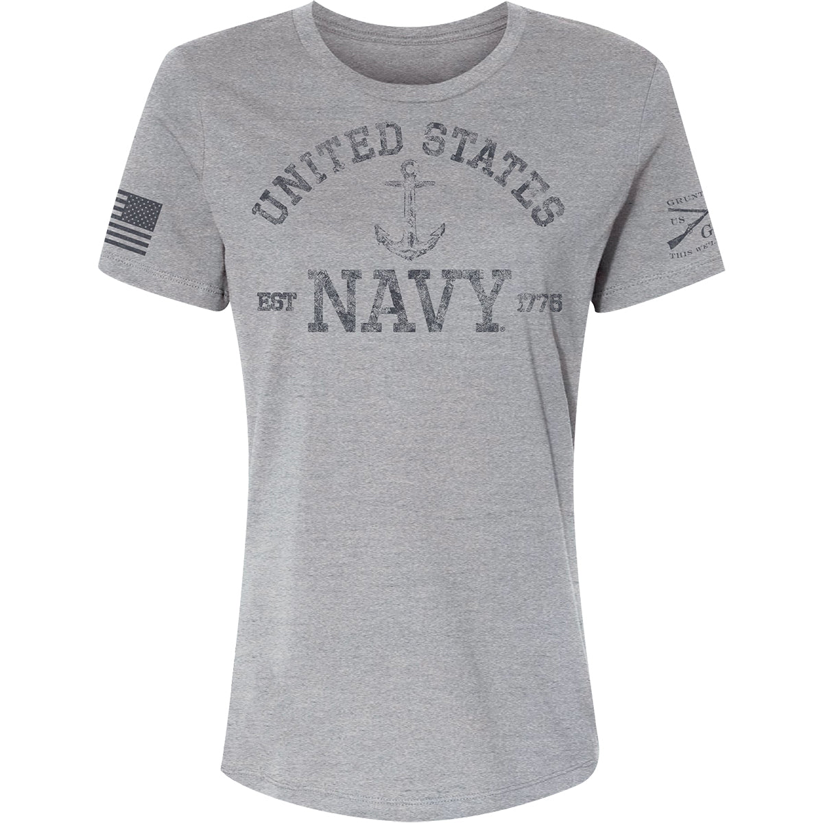 Grunt Style Women's USN - Est. 1775 Relaxed Fit T-Shirt Grunt Style