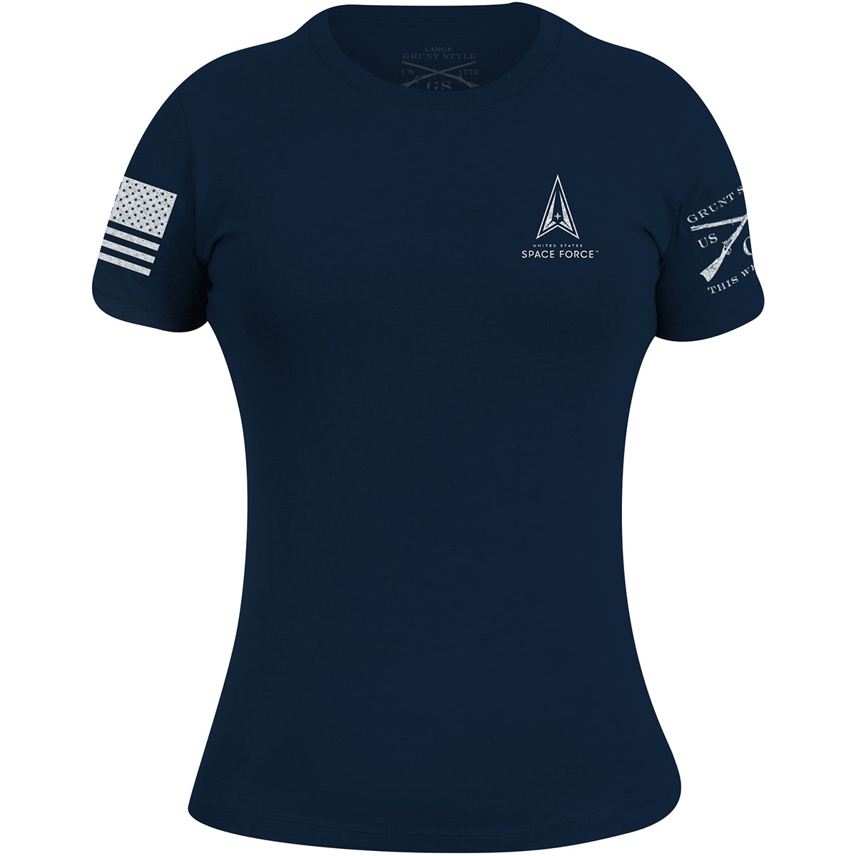 Grunt Style Women's USSF - Basic Logo T-Shirt - Midnight Navy Grunt Style