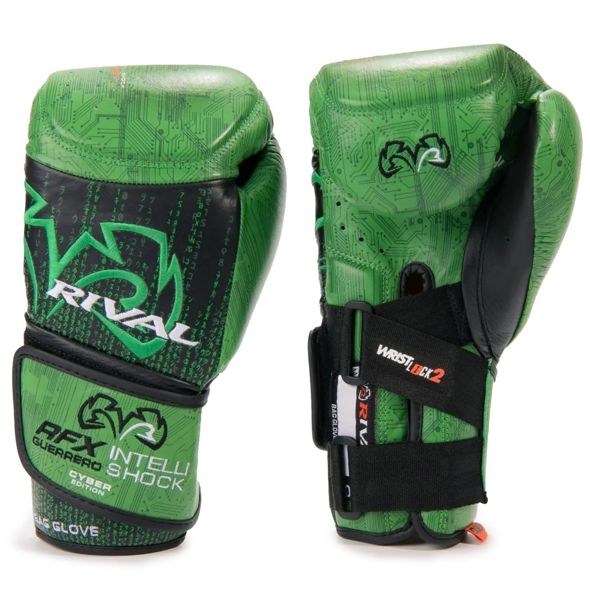 RIVAL Boxing RFX - Guerrero Intelli - Shock 2.0 Bag Gloves - Cyber - Forza Sports