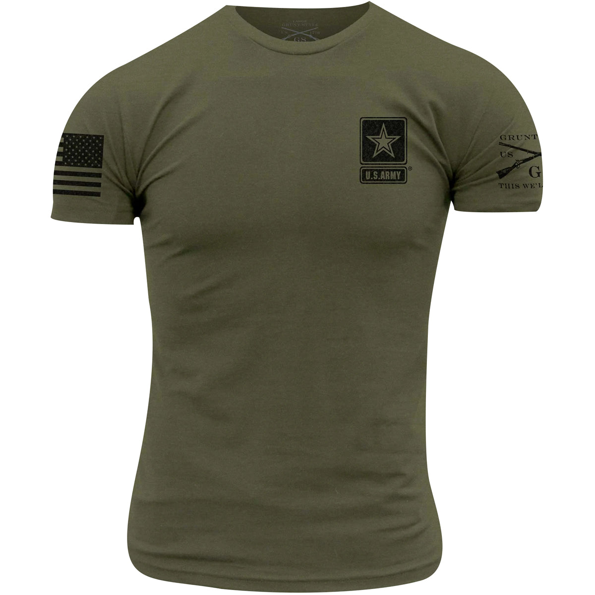 Grunt Style Army - Basic T-Shirt - Military Green Grunt Style