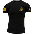 Grunt Style USMC - Eagle Globe & Anchor Basic II T-Shirt - Black Grunt Style