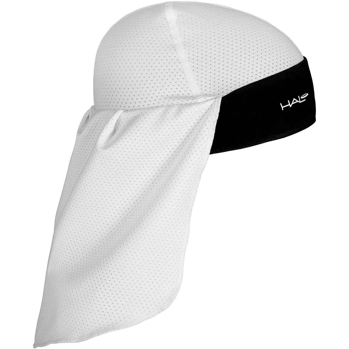 Halo Headband Solar Skull Cap & Tail White