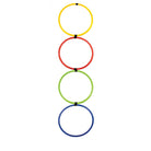Champion Sports Hoop Agility Ladder - 18'' - Red, yellow, green and royal blue - Forza Sports