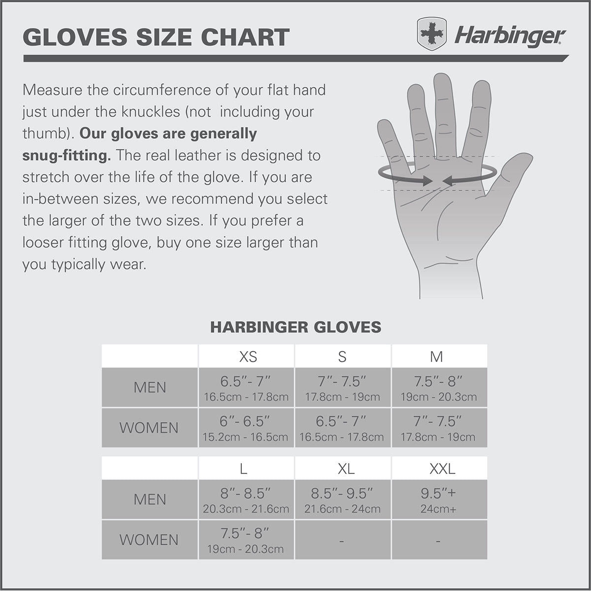 Harbinger 155 Power Fitness Weight Lifting Gloves - Black - Forza Sports
