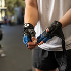 Harbinger Men's Training Grip Wristwrap Gloves 3.0 - Blue - Forza Sports