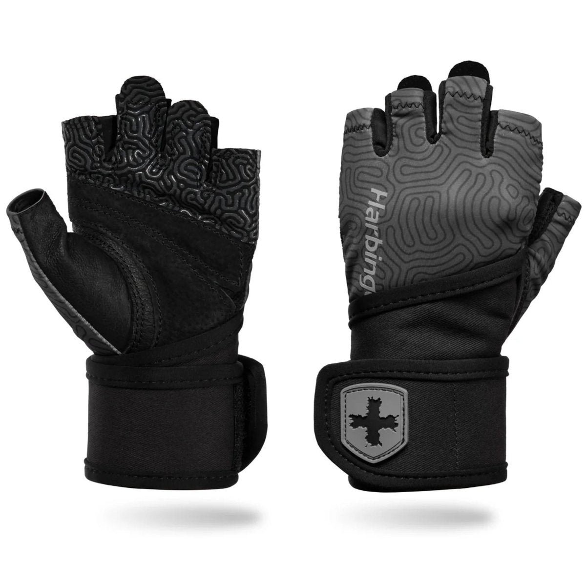 Harbinger Women's Pro Wrist Wrap Gloves 3.0 - Carbon - Forza Sports