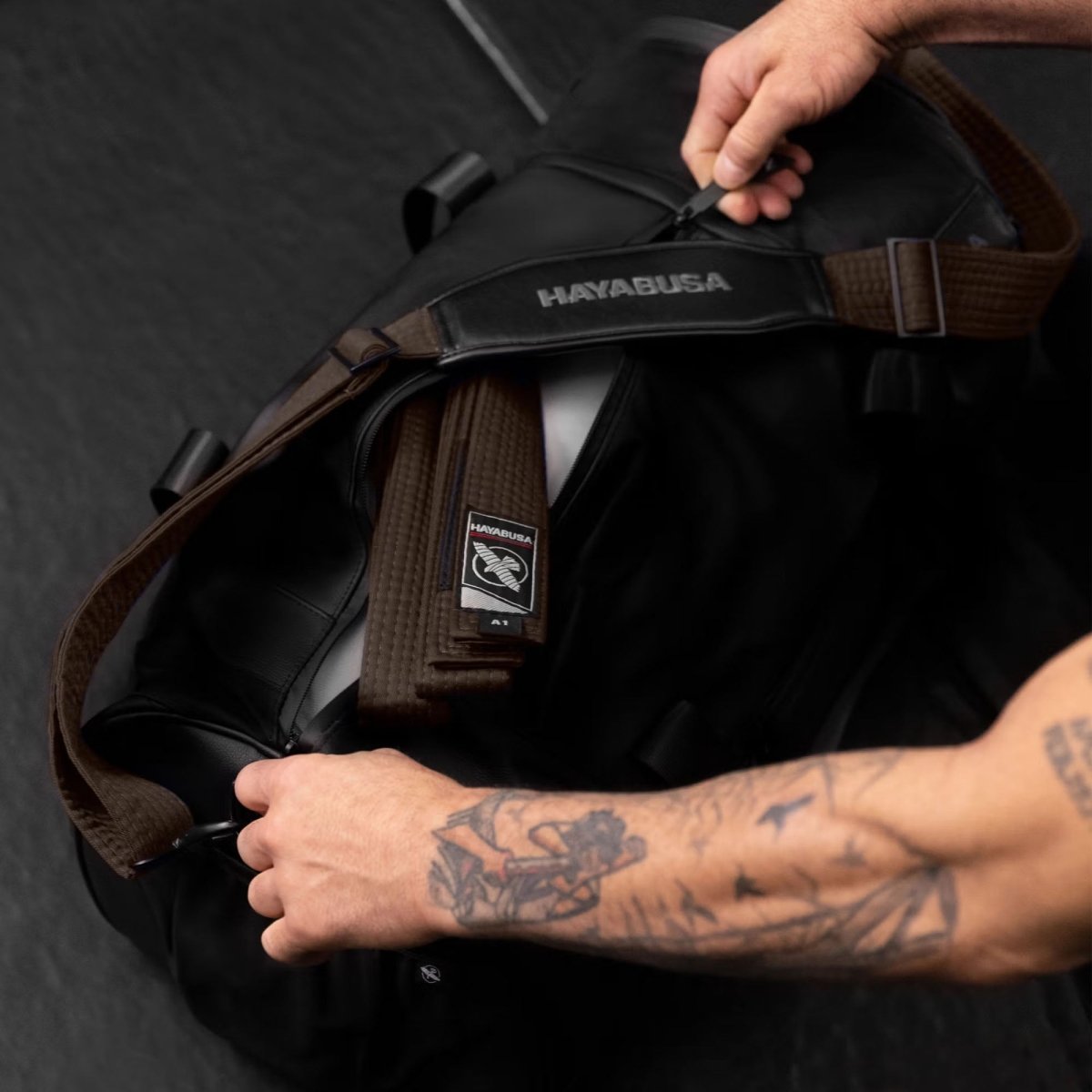 Hayabusa Jiu - Jitsu Ranked Duffle Strap - Forza Sports