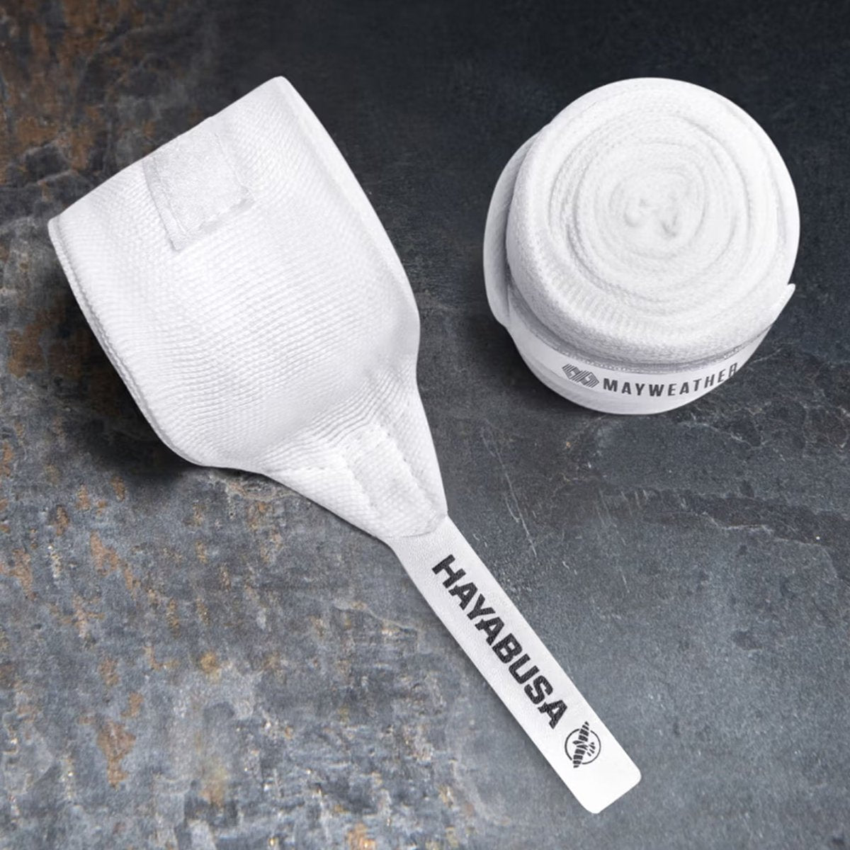Hayabusa Mayweather 180" Gauze Hand Wraps, White - Forza Sports
