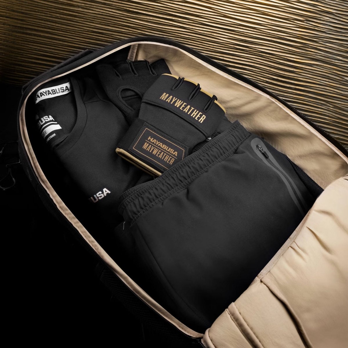Hayabusa Mayweather Boxing Backpack, Black/Gold, One Size - Forza Sports