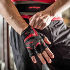 Harbinger 138 FlexFit Weight Lifting Gloves - Black/Red - Forza Sports