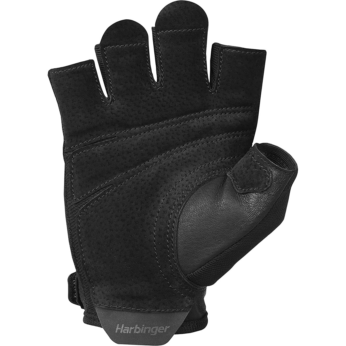 Harbinger Unisex Power Weight Lifting Gloves 2.0 - Black Harbinger