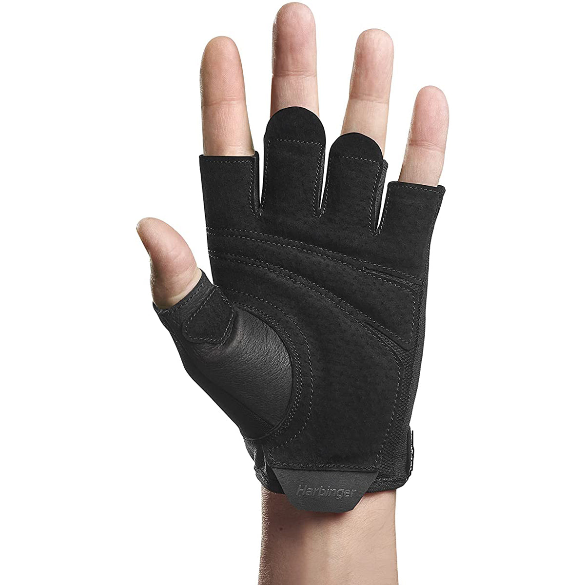 Harbinger Unisex Power Weight Lifting Gloves 2.0 - Black Harbinger