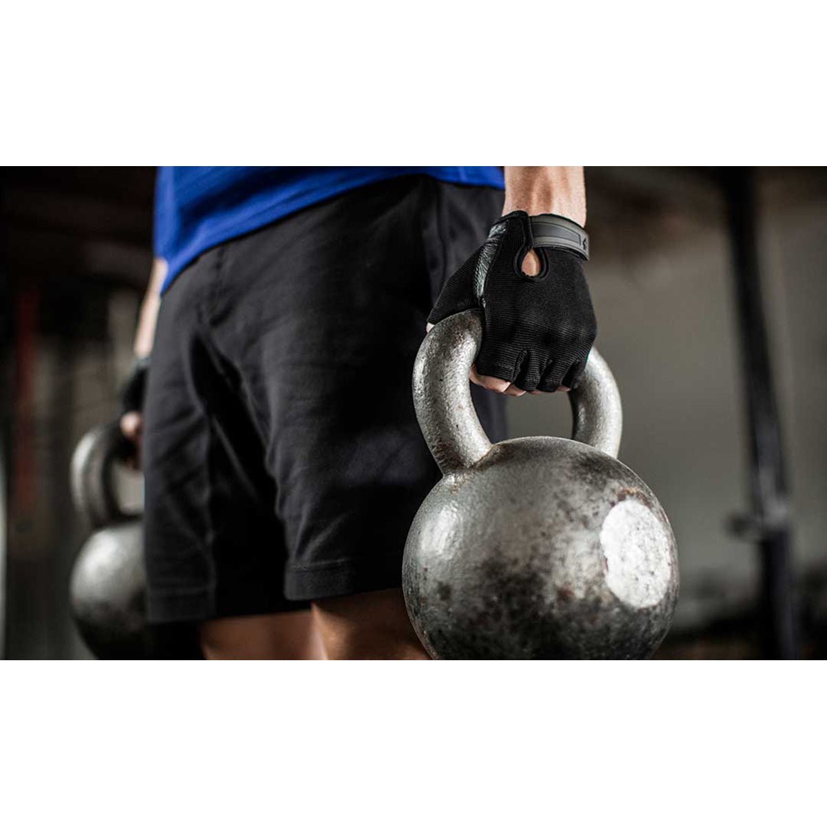 Harbinger 155 Power Fitness Weight Lifting Gloves - Black - Forza Sports