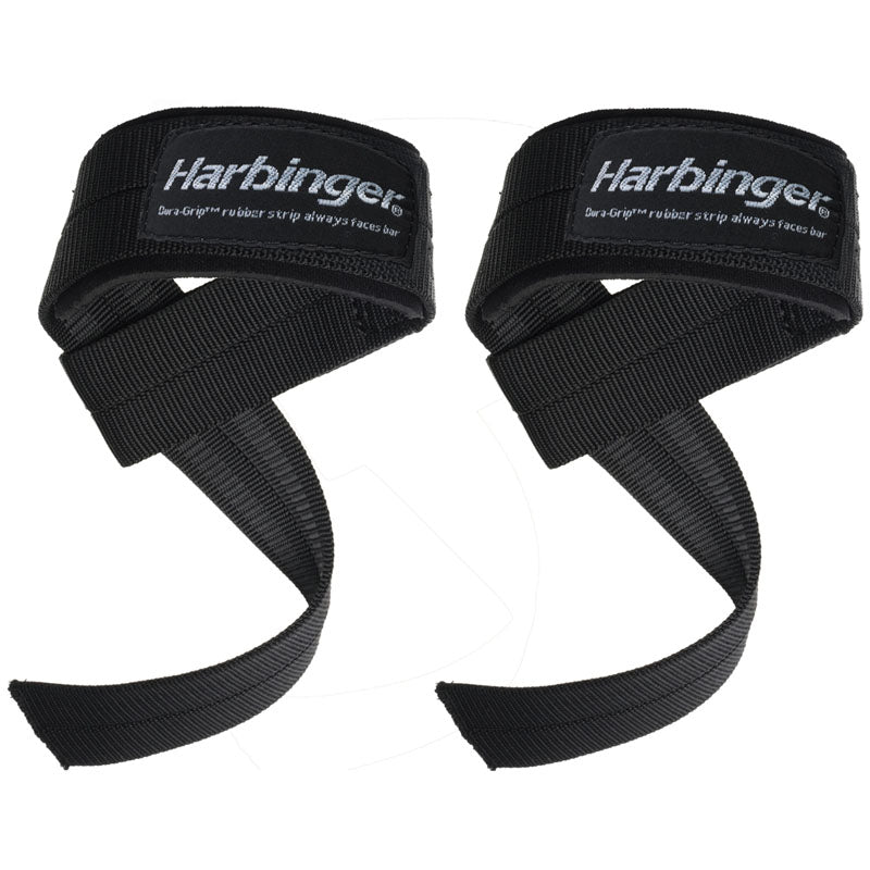 Harbinger Big Grip No-Slip Padded Weight Lifting Straps Harbinger