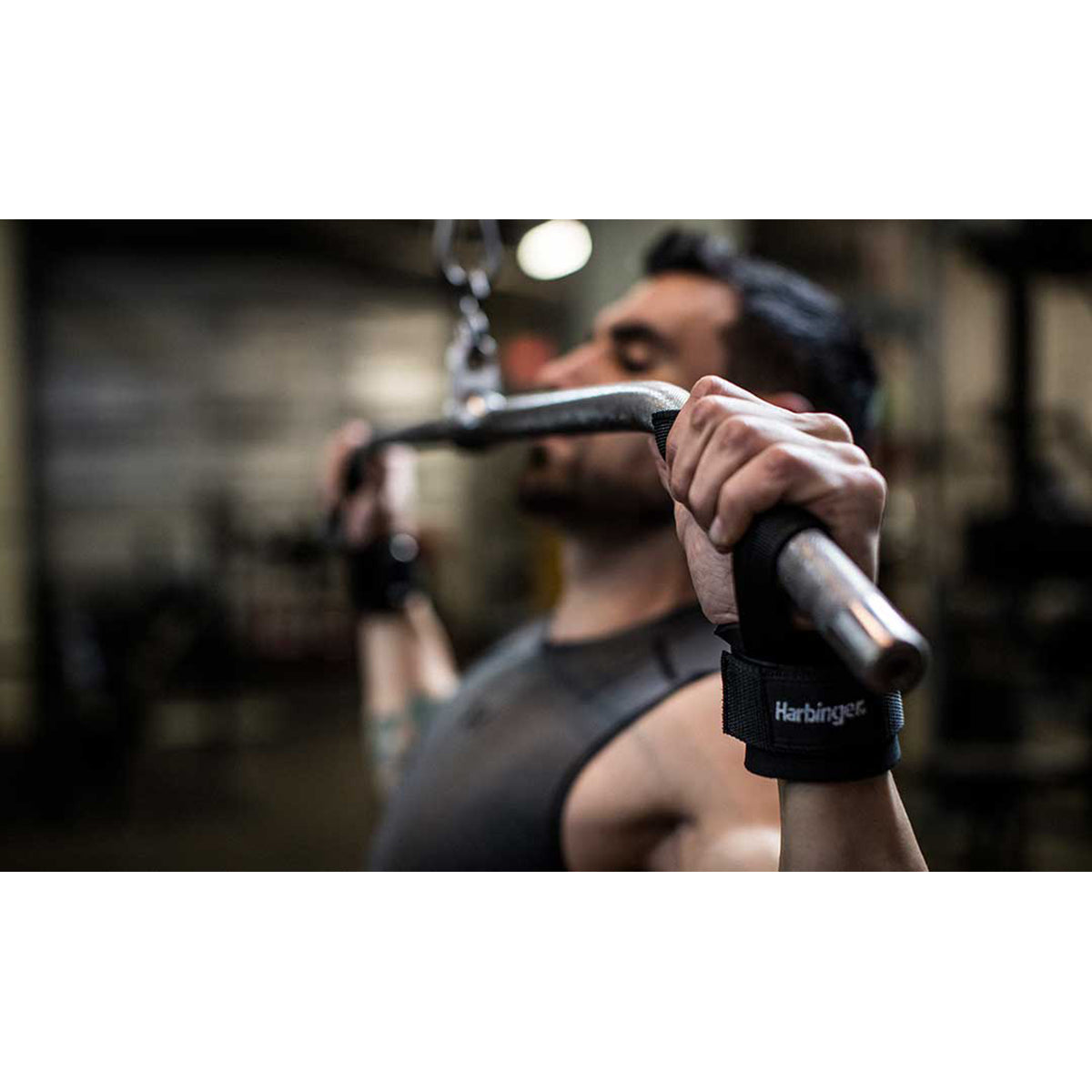 Harbinger Big Grip Pro No-Slip Weight Lifting Straps Harbinger