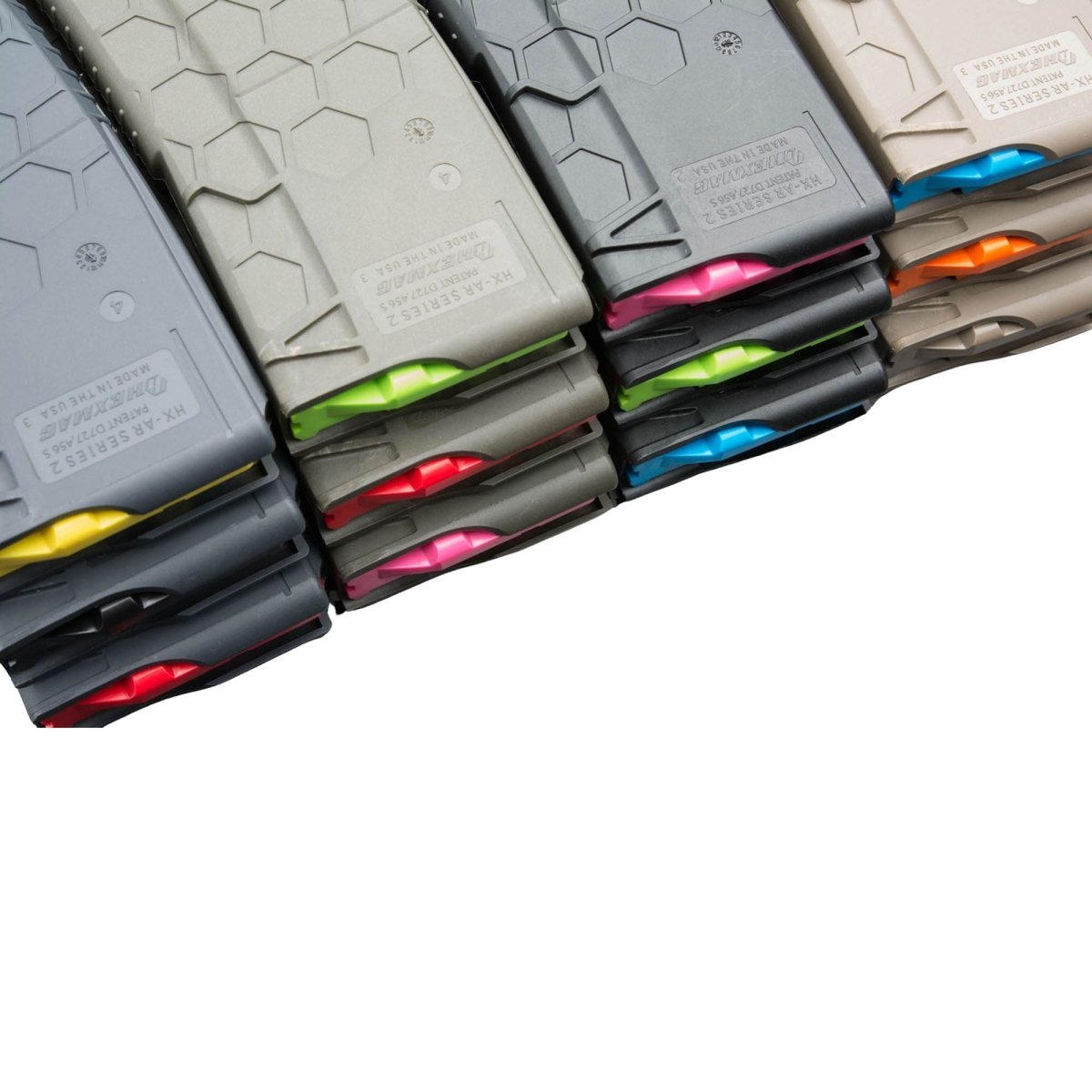 HEXMAG HEXID 4 - Pack for AR - 15, Patented Magazine Color Identification System - Forza Sports