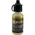 HEXKOTE Equipment Door Lock Hinge Garage Dry Lubricant 0.50 oz Dropper Bottle - Forza Sports