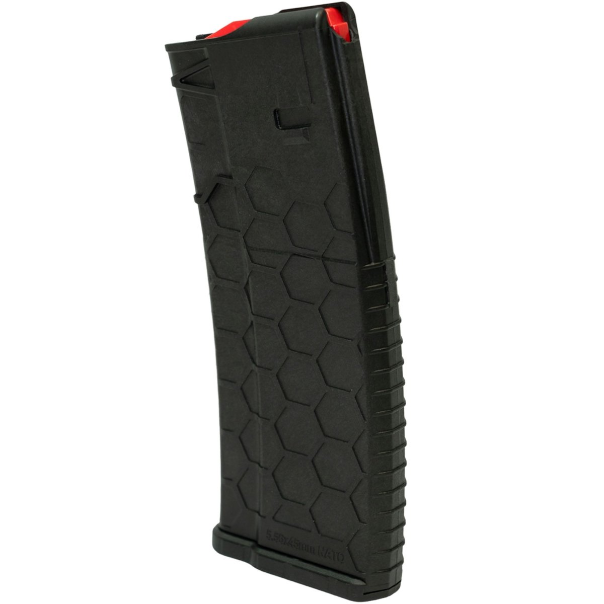 HEXMAG 15 - Round Carbon Fiber Magazine for AR - 15 - Forza Sports