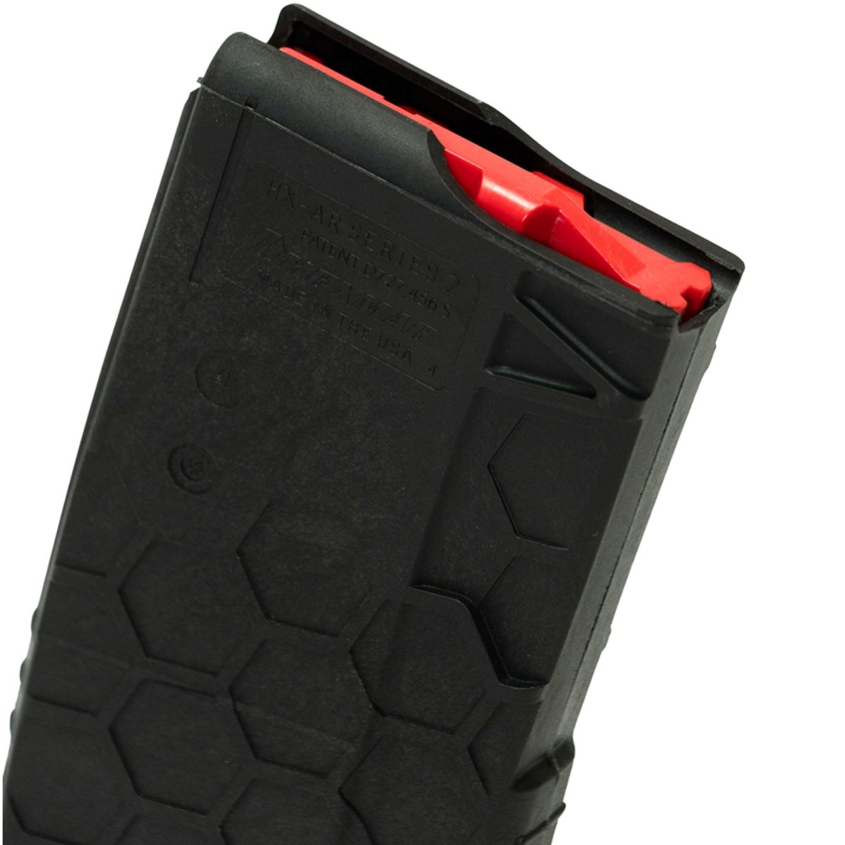HEXMAG 15 - Round Carbon Fiber Magazine for AR - 15 - Forza Sports