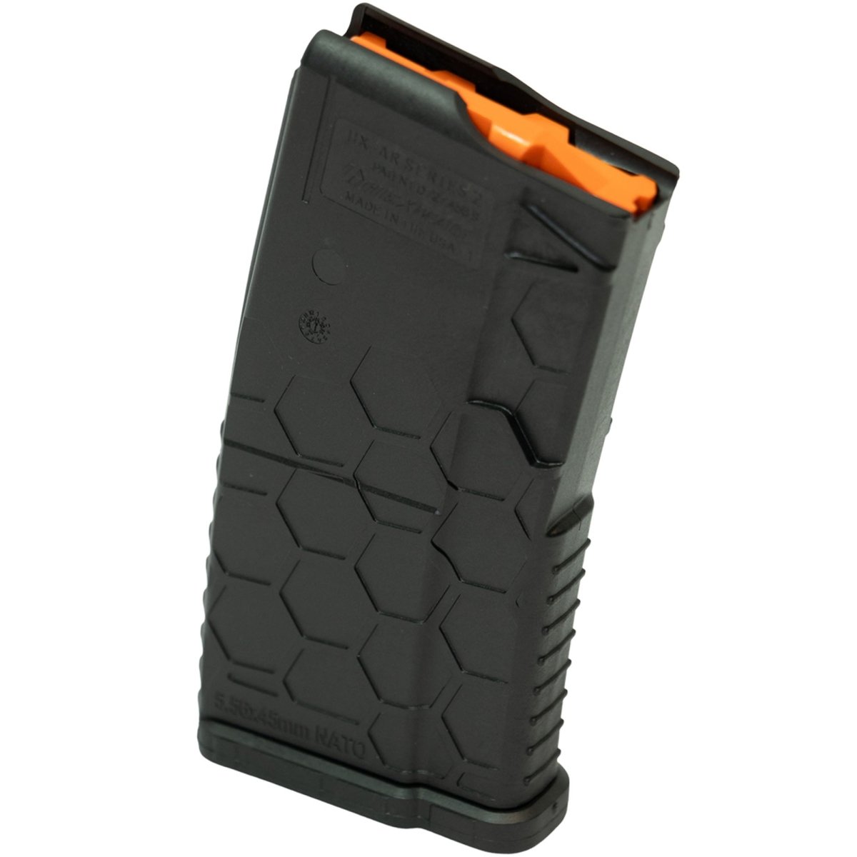 HEXMAG 10 - Round Shorty Carbon Fiber Magazine for AR - 15 - Forza Sports