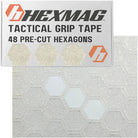 HEXMAG Tactical Grip Tape 46 Pre-Cut Hexagons Textured Stickers, Peel and Stick - Forza Sports