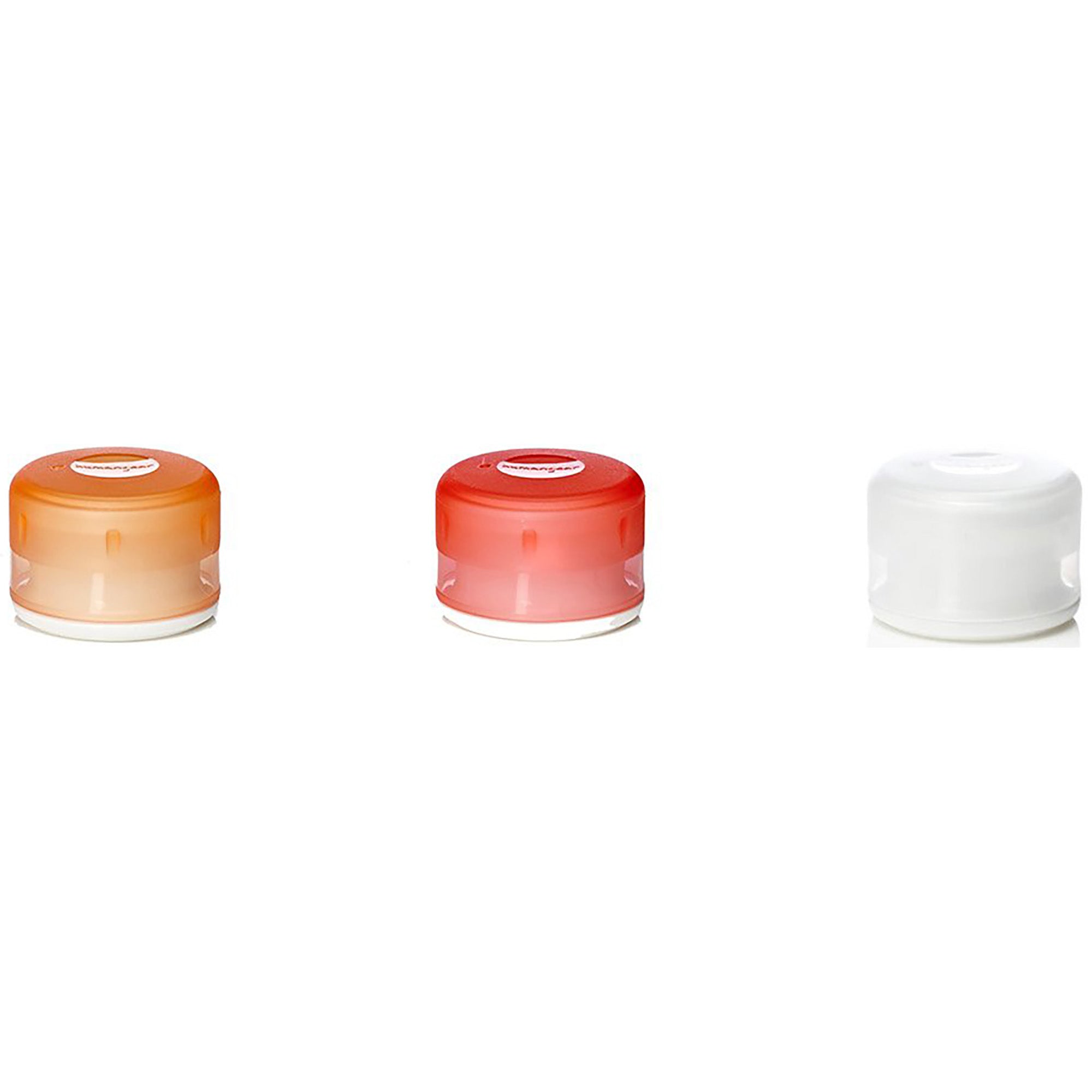 Humangear GoTubb Hard Container 3-Pack - Clear/Orange/Red Human Gear