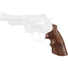 Hogue Smith & Wesson Square Butt Smooth N Frame with Finger Grooves - Pau Ferro Hogue