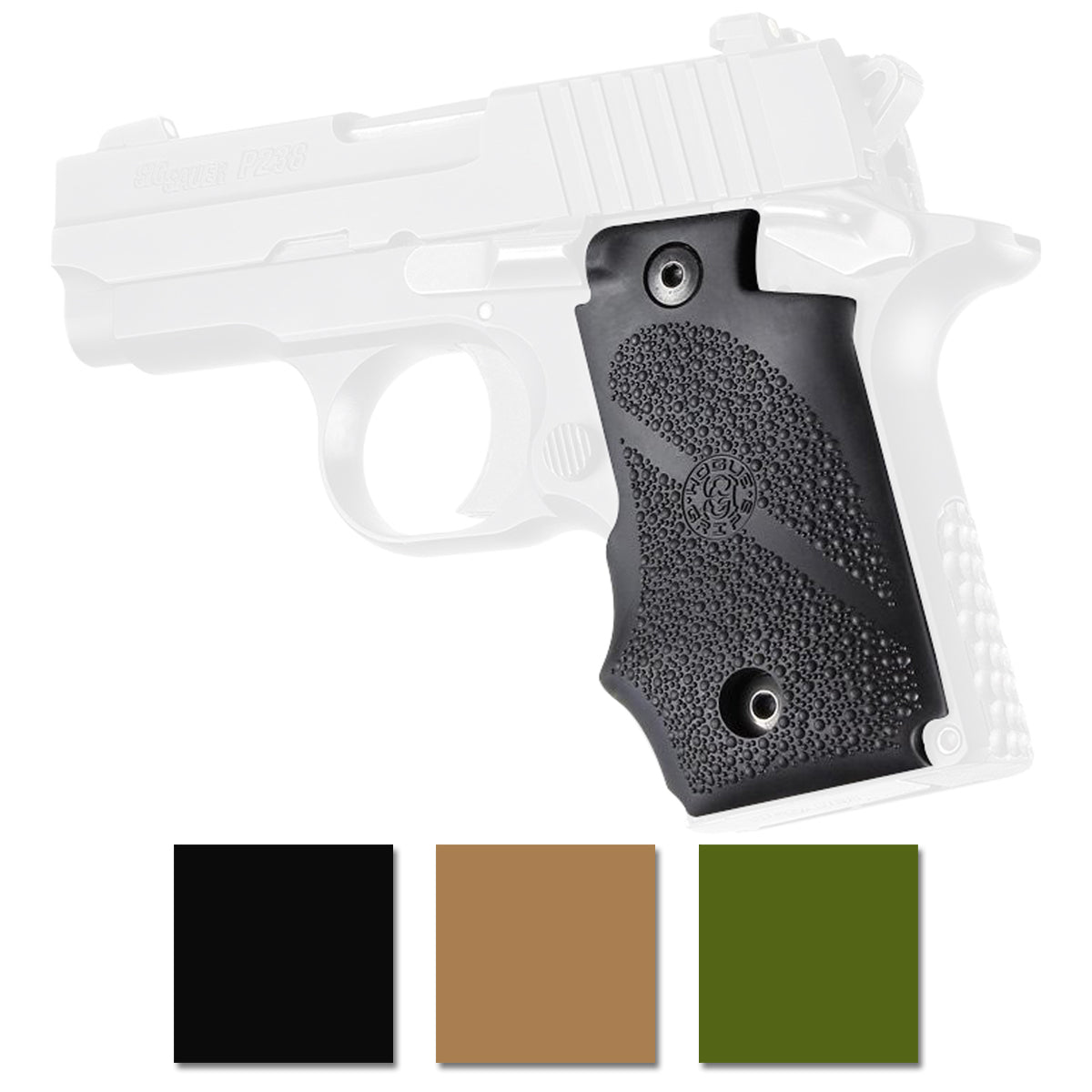 Hogue SIG SAUER P238 Rubber Grip with Finger Grooves Hogue