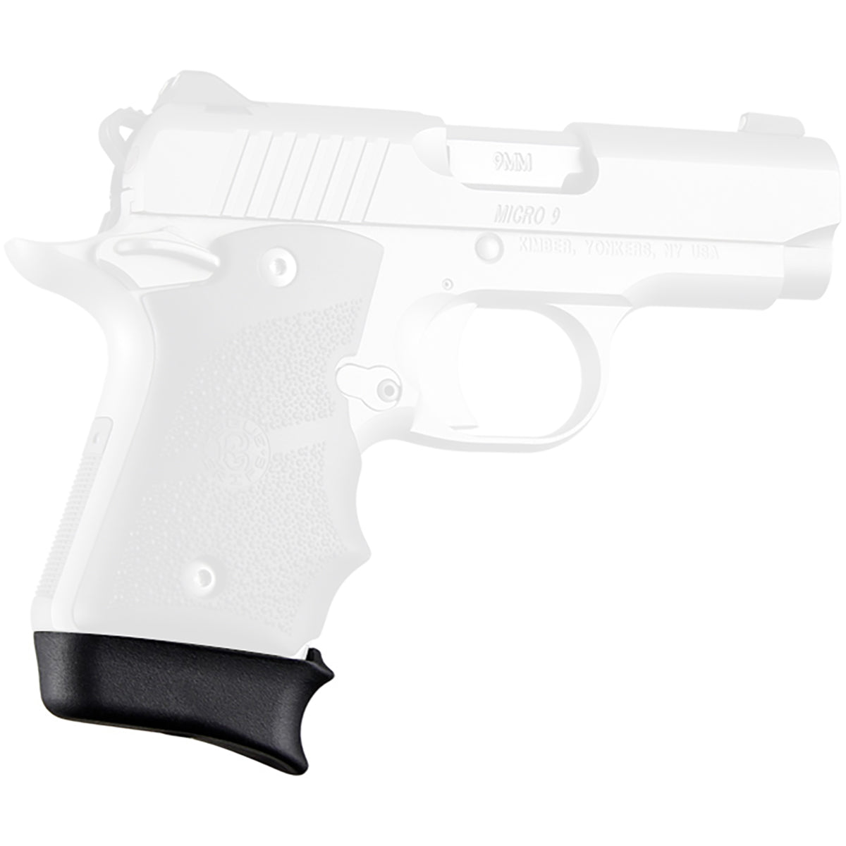 Hogue Kimber Micro 9 Cobblestone Rubber Grip with Finger Grooves Hogue