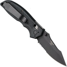 Hogue HK Exemplar Manual Folder 3.25" Partially Serrated Clip Point Blade Knife Hogue