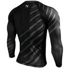 Hayabusa Metaru Charged Long Sleeve MMA Rashguard - XXS - Black/Gray Hayabusa