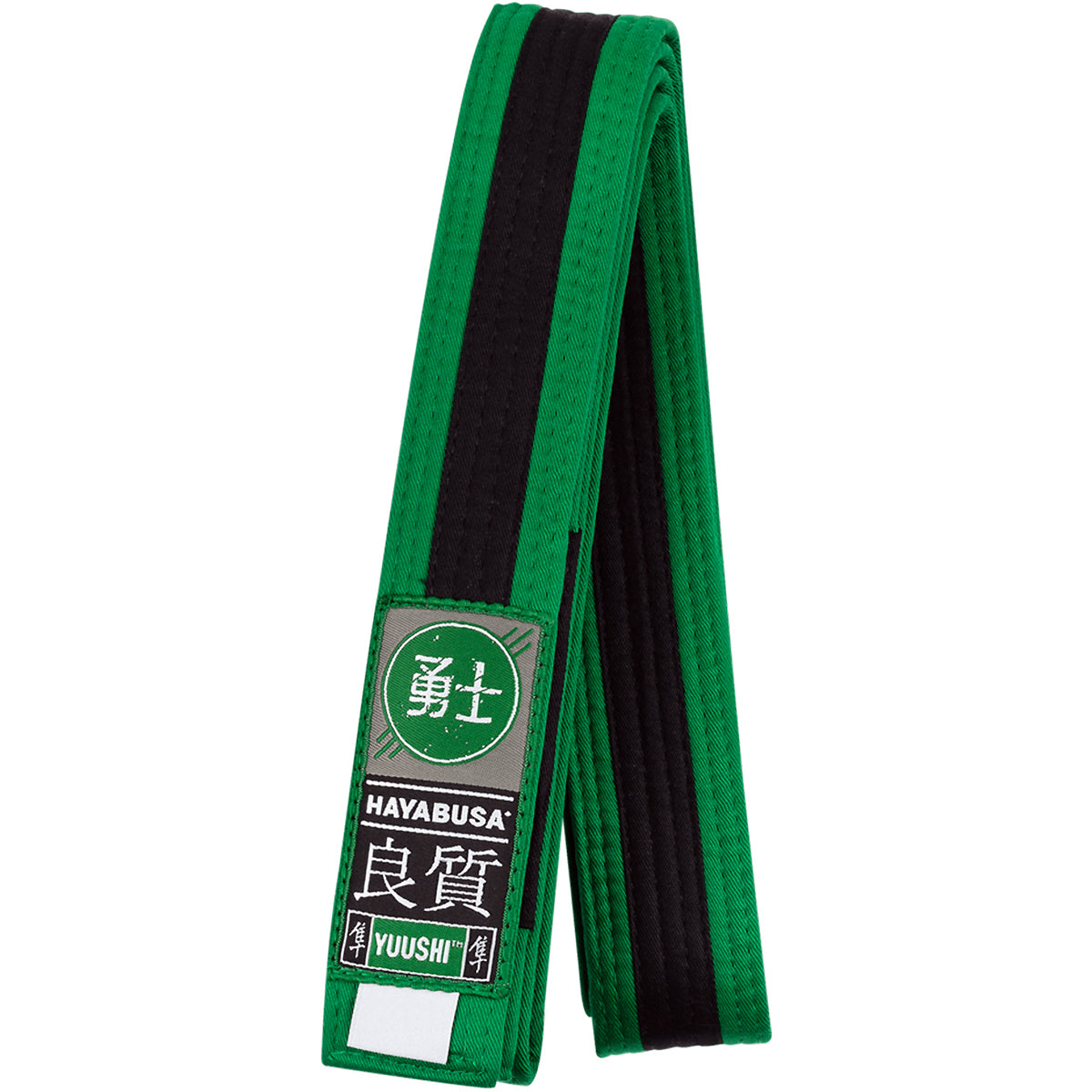 Hayabusa Youth Jiu-Jitsu Belt - Green/Black Hayabusa