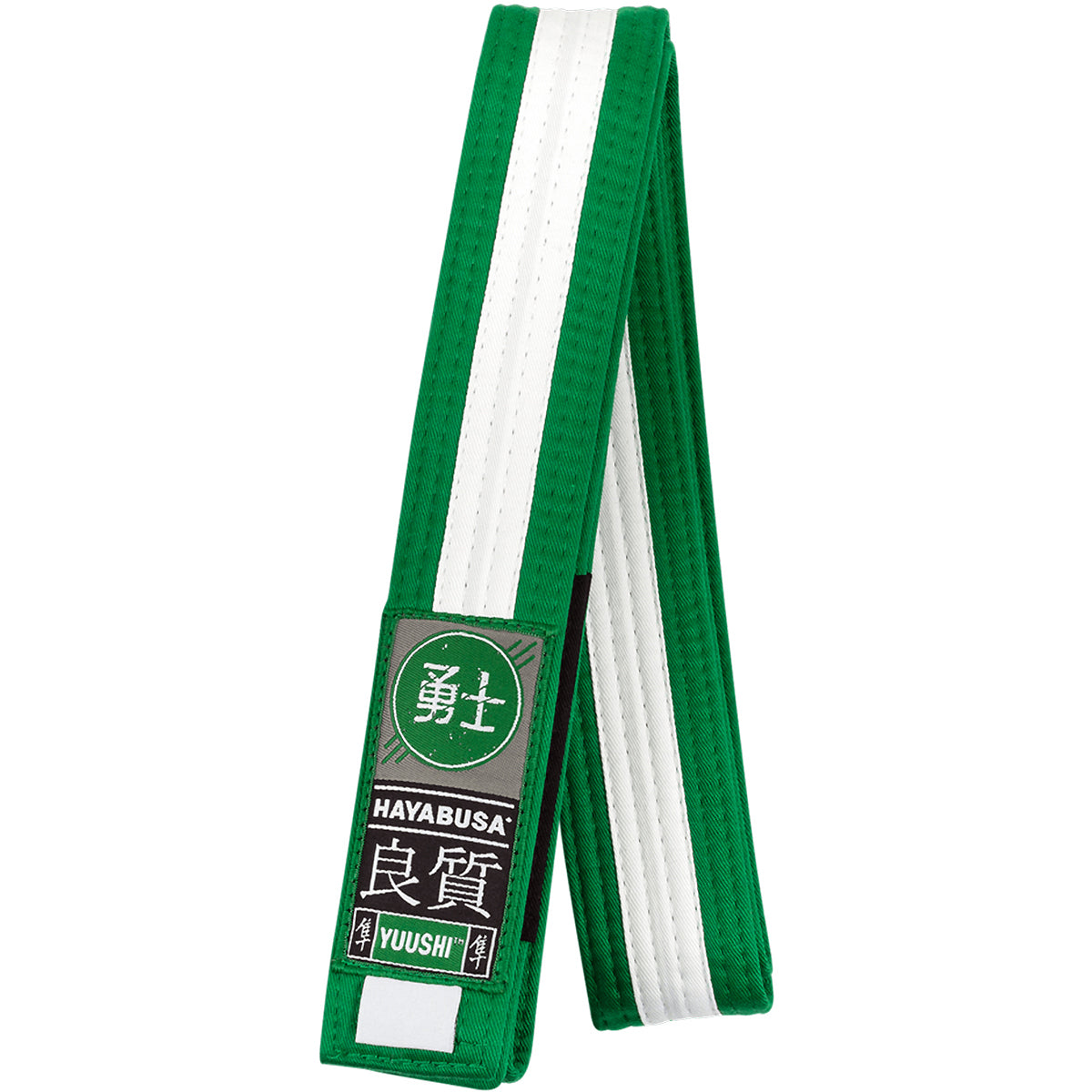 Hayabusa Youth Jiu-Jitsu Belt - Green/White Hayabusa