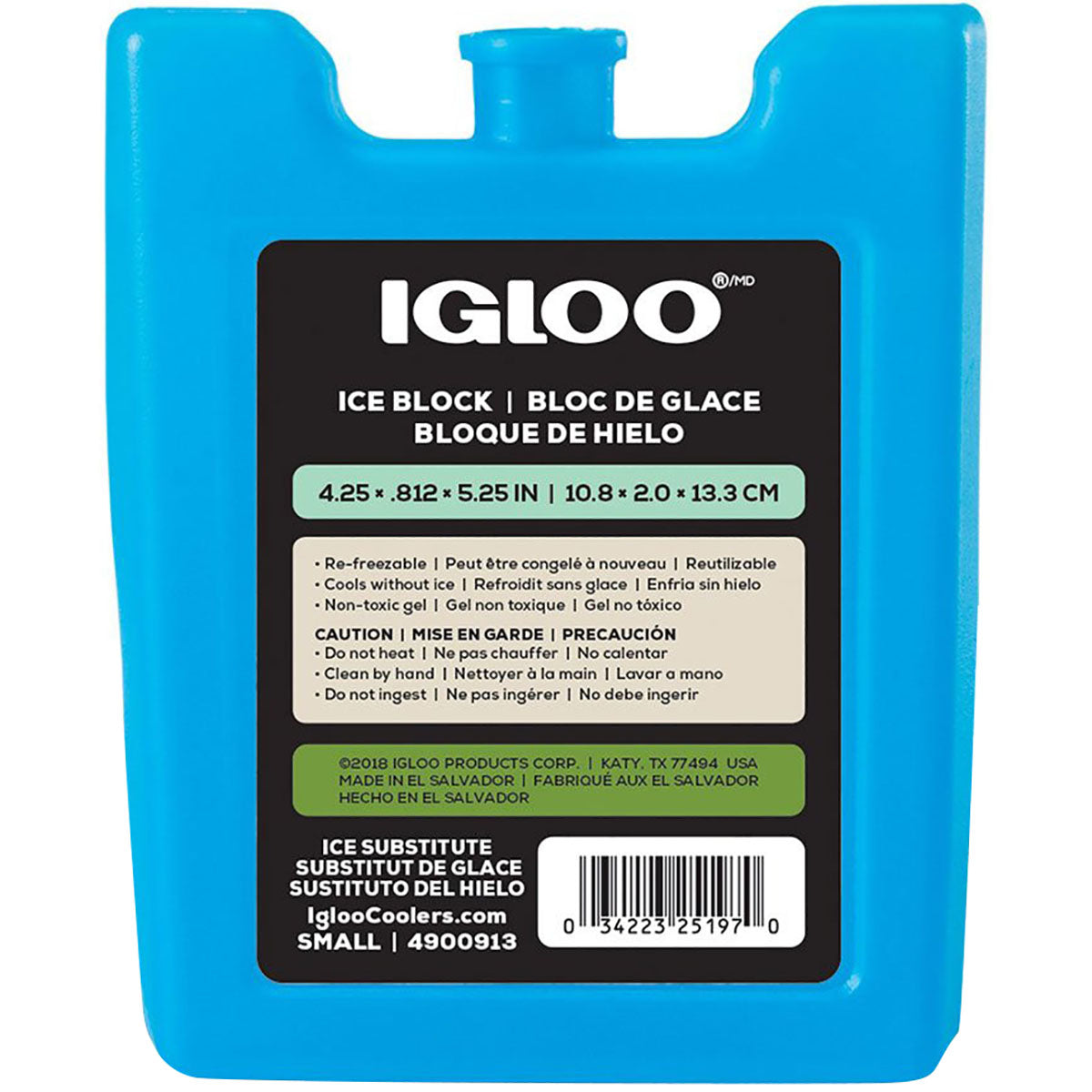 IGLOO MaxCold Small Ice Freeze Block - Blue IGLOO