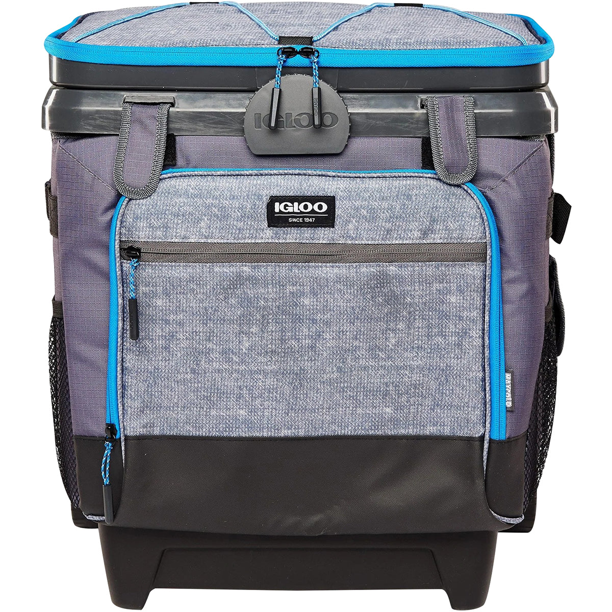 IGLOO MaxCold Cool Fusion 36-Can Roller Soft Cooler - Gray/Black IGLOO