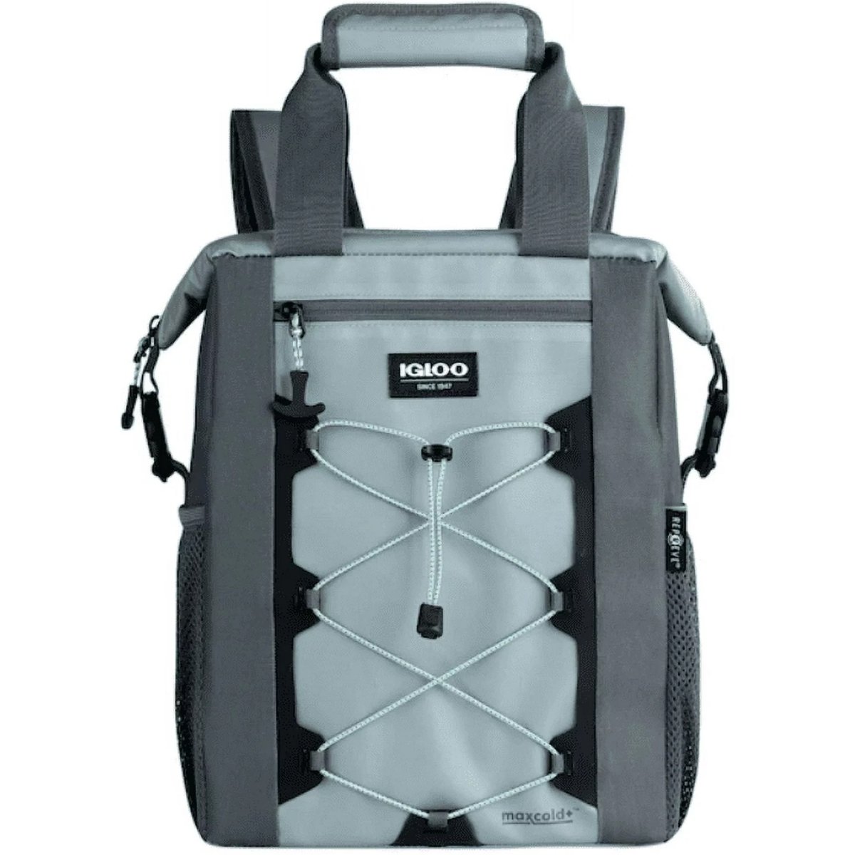 Igloo 18 - Can Snapdown MaxCold Voyager Cooler Backpack - Gray - Forza Sports