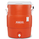 IGLOO 10 Gallon Seat Top Water Jug With Cup Dispenser, Orange - Forza Sports