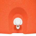 IGLOO 10 Gallon Seat Top Water Jug With Cup Dispenser, Orange - Forza Sports