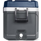 IGLOO MaxCold Latitude 54 Qt कूलर, कार्बनाइट/एजियन सागर नीला - फोर्ज़ा स्पोर्ट्स
