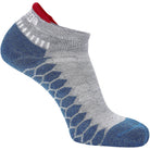 Balega Silver No Show Performance Running Socks - Midgray/Denim - Forza Sports