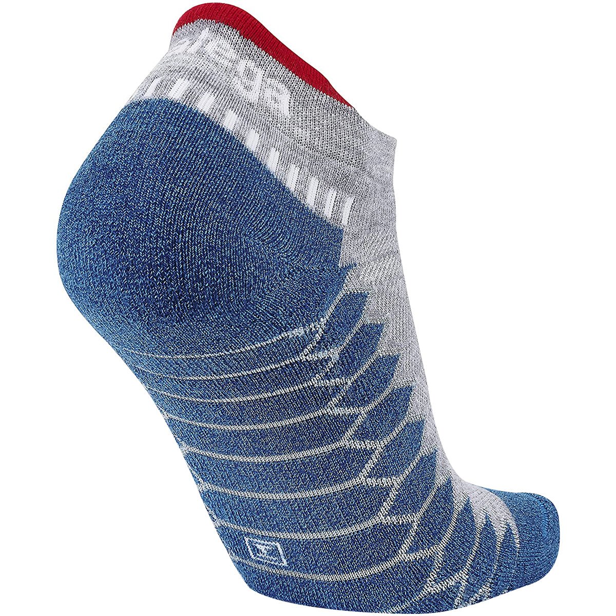 Balega Silver No Show Performance Running Socks - Midgray/Denim - Forza Sports